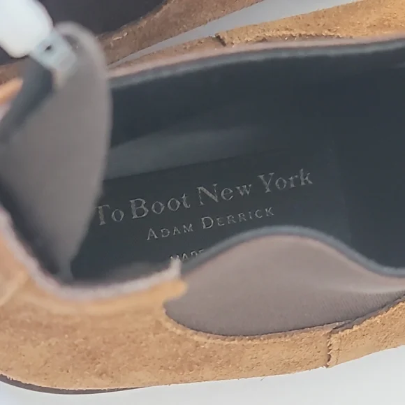 To Boot New York Shelby II Mid Brown Suede Chelsea Boot